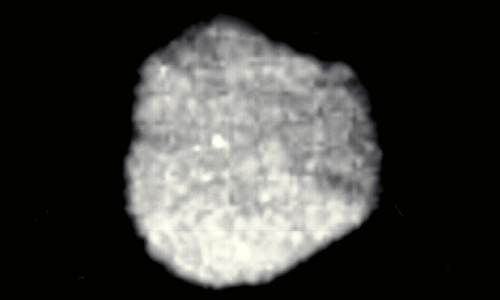 ボイジャー2号が撮影したプロテウス(海王星の衛星)