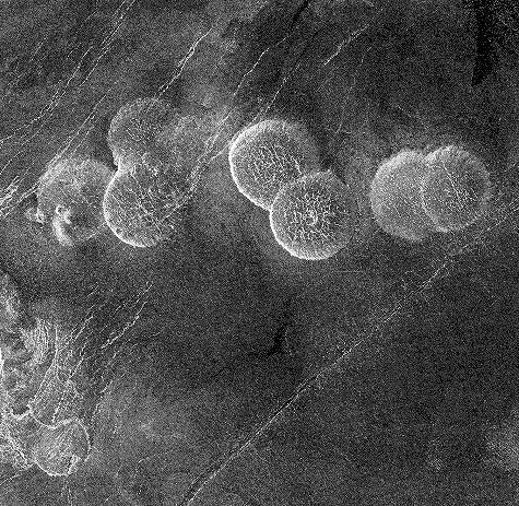 金星の溶岩ドーム